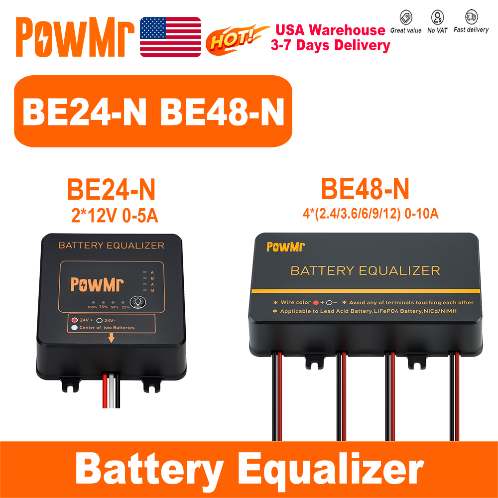 Renewable Energy Kits - PowMr USA 24V 48V Battery Equalizer