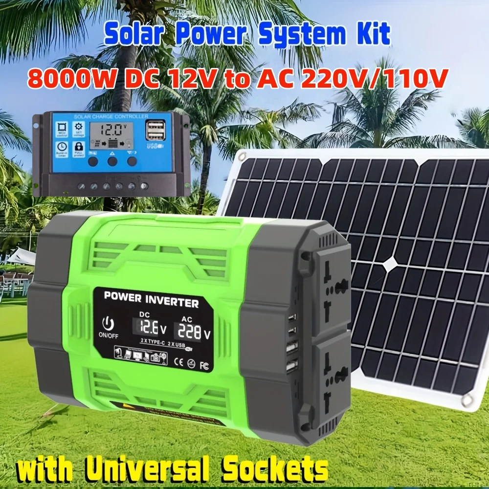 8000W Solar System Kit 12V to  - Renewable Energy Kit recension och pris