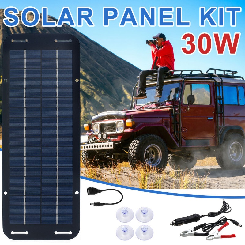 12V Solar Panel Kit IP65 Water - Renewable Energy Kits recension och pris