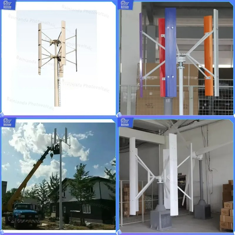 500W 1kW 2kW Vertical Axis Win - Renewable Energy Kit recension och pris