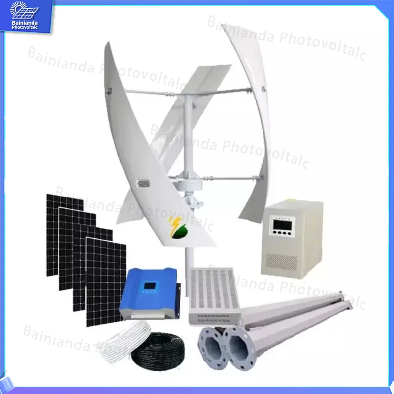 3KW 5KW 10KW Hybrid Wind Solar - Renewable Energy Kit recension och pris