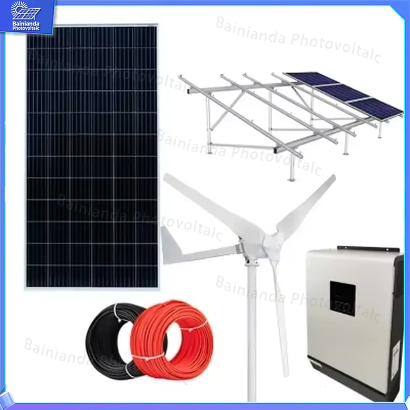 3KW 5KW 10KW Hybrid Wind Solar - Renewable Energy Kit recension och pris