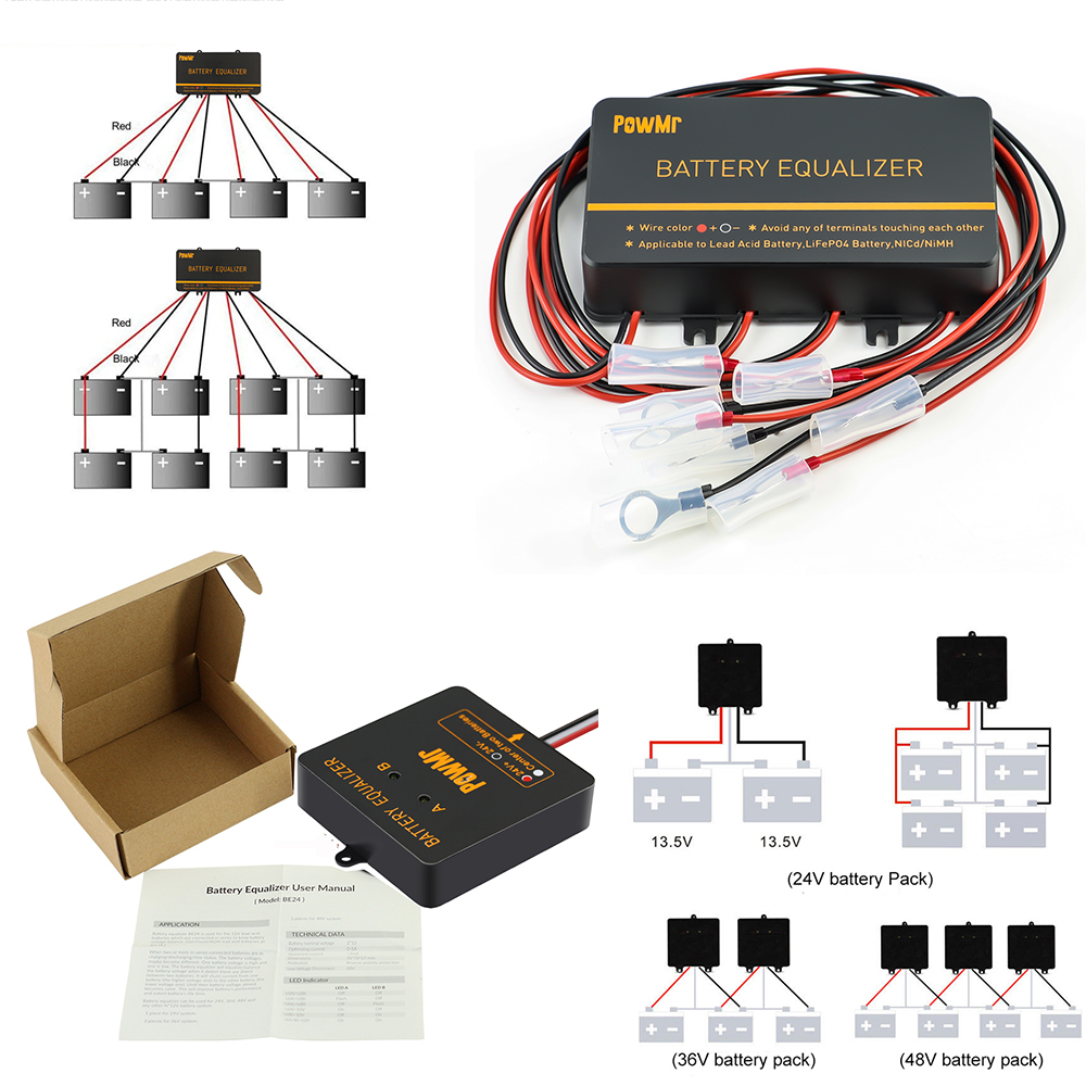 PowMr USA 24V 48V Battery Equa - Renewable Energy Kits recension och pris