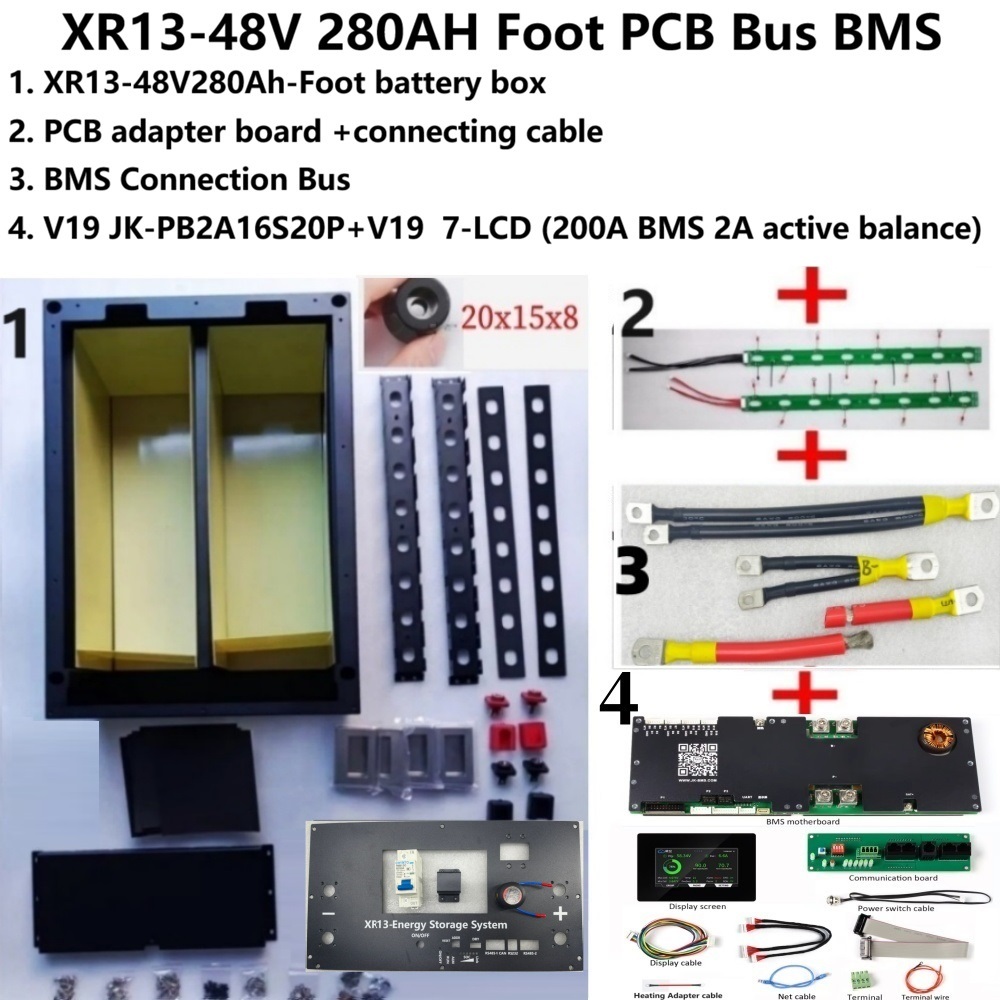 XR13 16S 51.2V  7 inch LCD JK  - Renewable Energy Kits recension och pris
