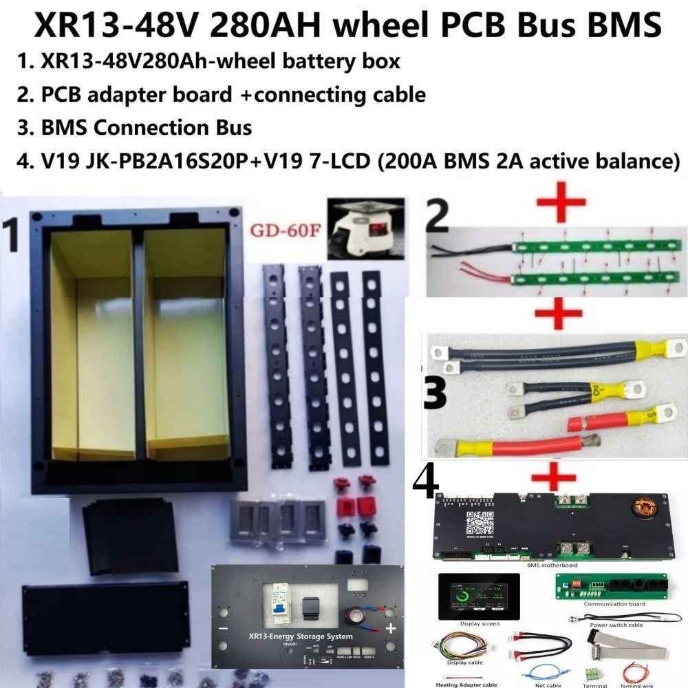 XR13 16S 51.2V  7 inch LCD JK  - Renewable Energy Kits recension och pris