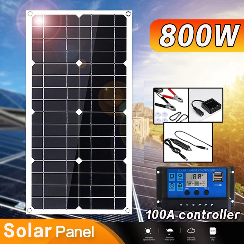 800W Solar Panel Power Bank So - Renewable Energy Kits recension och pris