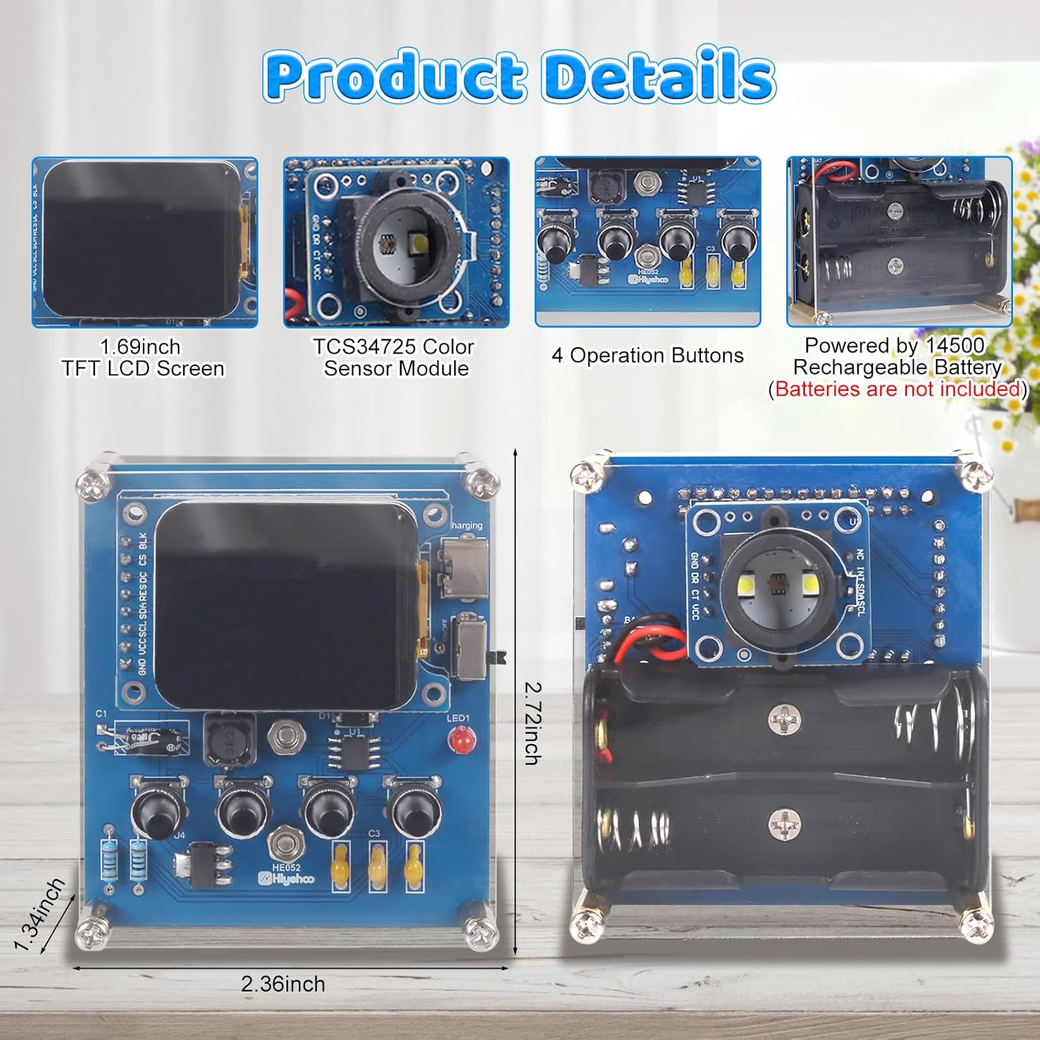 DIY Color Recognition Solderin - Renewable Energy Kit recension och pris