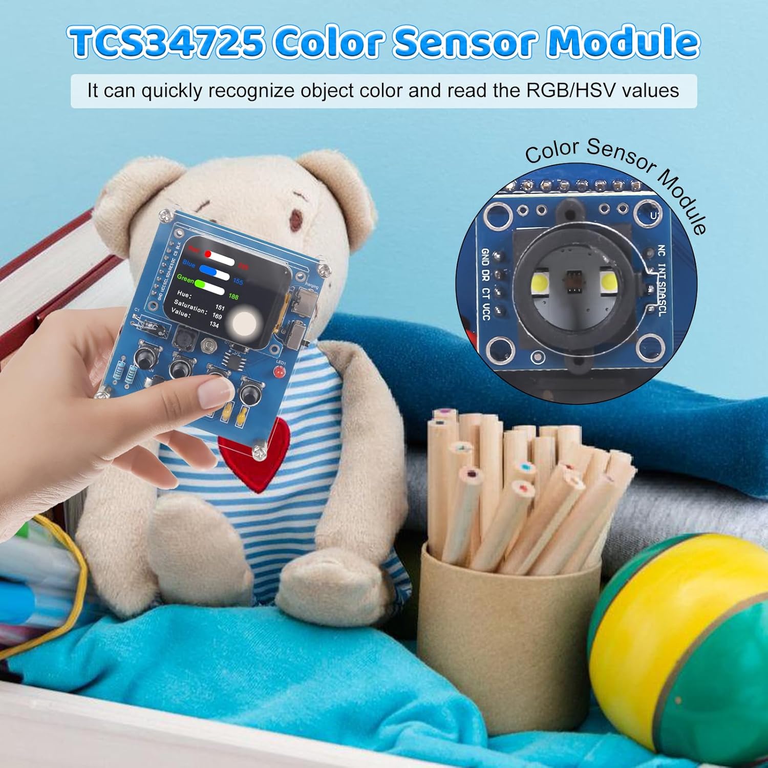 DIY Color Recognition Solderin - Renewable Energy Kit recension och pris