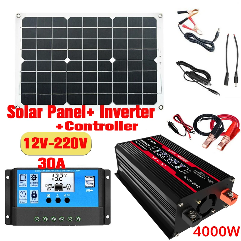 110V/220V Solar Panel System 1 - Renewable Energy Kit recension och pris